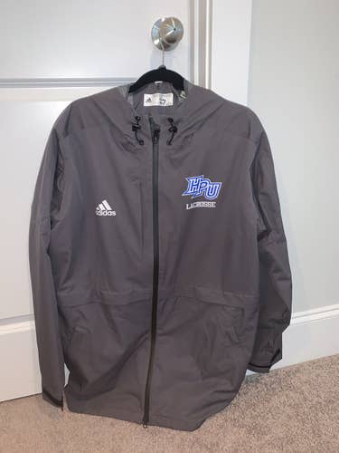 High Point Team Issued Gray Men's Large Adidas Rain Jacket