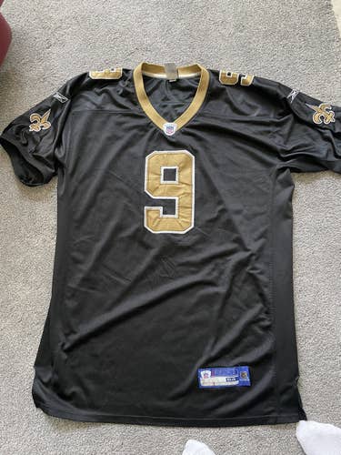 Black New Orleans Saints Size 54 Reebok Jersey Brees