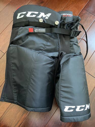 Black Junior Medium CCM Hockey Pants