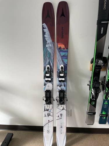 New Men's 2021 Atomic All Mountain Bent Chetler Skis With Shift Bindings