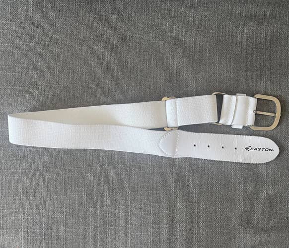 Easton Youth Baseball Belt White