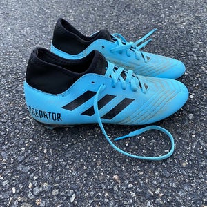 Blue Used Youth Molded Cleats Adidas Cleats