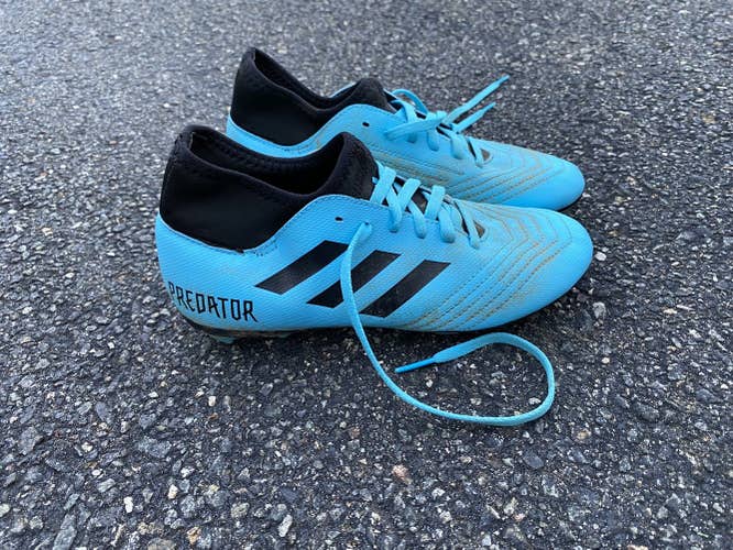 Blue Used Youth Molded Cleats Adidas Cleats