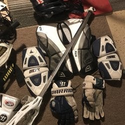 Adult large /xl lacrosse equipment