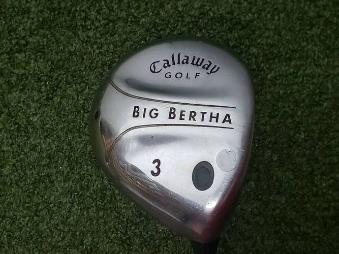 Callaway 2004 Big Bertha 3-Wood LRH Ladies BB GEMS 55g Graphite (LS2626)