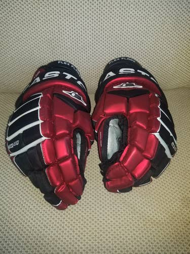 Red Used Senior Easton EQ50 Gloves 15"