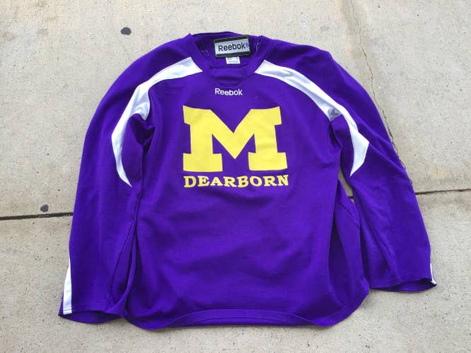 University of Michigan Dearborn Reebok Practice Jersey Purple XL #B