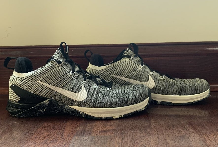 Nike Metcon Flynit 2 Training Shoes Black/White Men Size 10.5