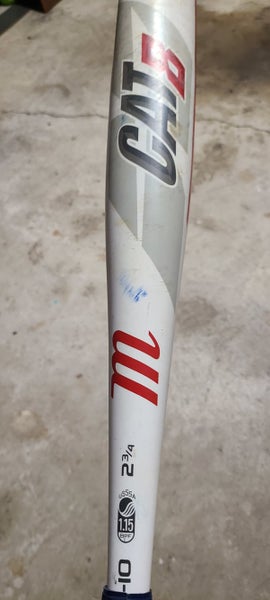 Used Kid Pitch (9YO-13YO) Marucci Alloy CAT 8 Bat (-10) 19 oz 29"