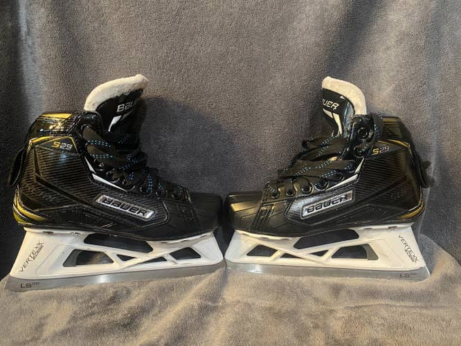 Used Bauer Regular Width  Size 2.5 Supreme S29 Hockey Goalie Skates