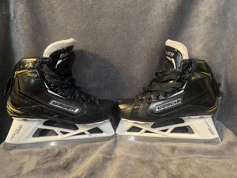Used Bauer Regular Width Size 2.5 Supreme S29 Hockey Goalie Skates