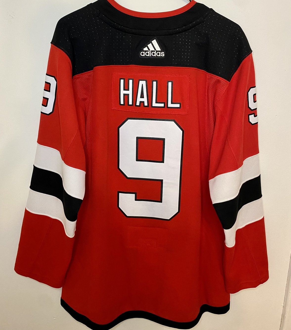 Adidas Taylor Hall New Jersey Devils White Alternate Authentic Player