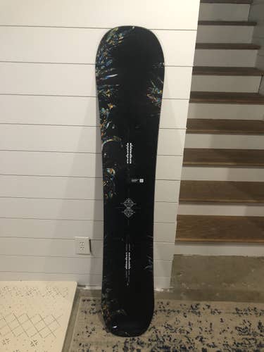 Used Men's Burton Flight Attendant Snowboard All Mountain Without Bindings Stiff Flex Directional