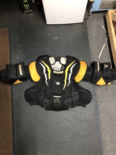 Used Small Vaughn Pro Stock Velocity V7 Goalie Chest Protector