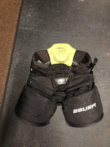 Black Used Small Bauer  S29 Hockey Goalie Pants