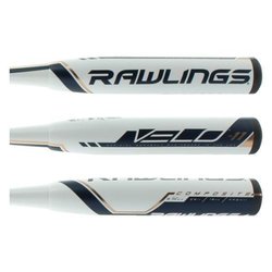White New 2019 Rawlings Composite Velo Bat (-11) 19 oz 30"