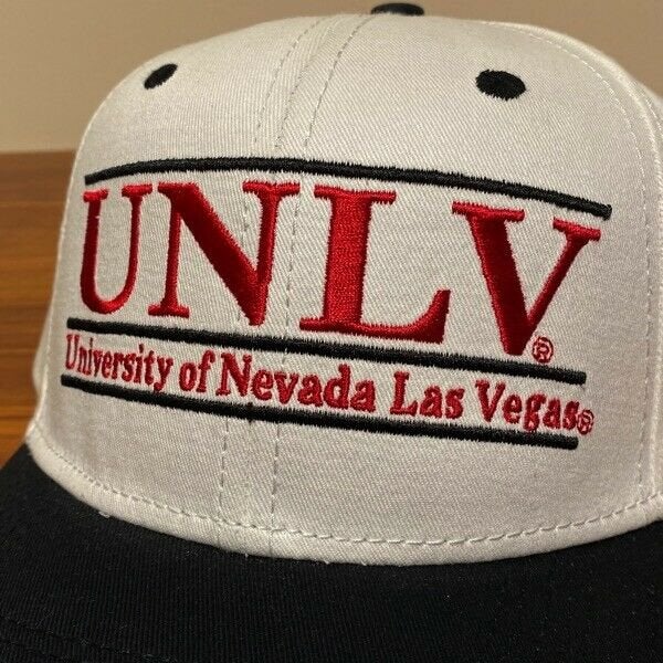 UNLV Rebels Hat Snapback Cap The Game White Black Las Vegas