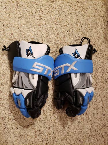 Johns Hopkins Used STX G22 Lacrosse Gloves 13"