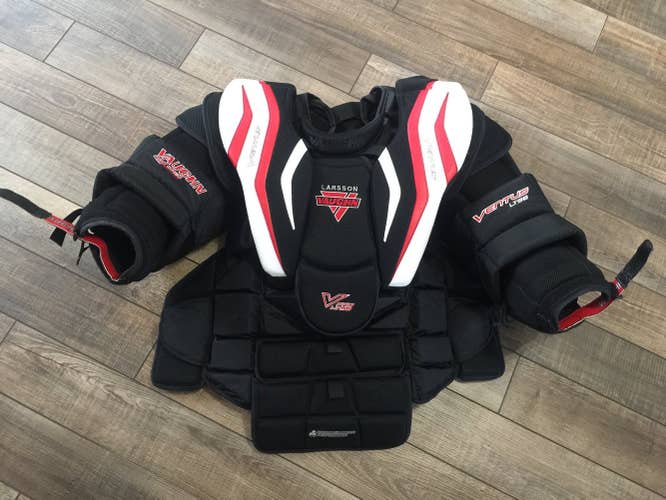 Larsson L XL Vaughn Ventus LT98 ProLT98 Goalie Chest and Arms Protector CA Pro Stock Senior Used