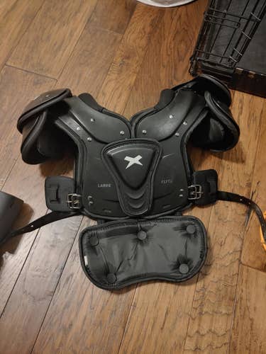 Used Large Xenith Flyte Shoulder Pads with Back Plate