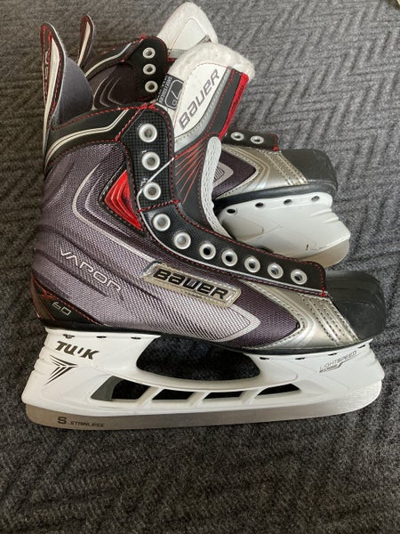 Used Senior Bauer Vapor X60 Hockey Skates Regular Width Size 7