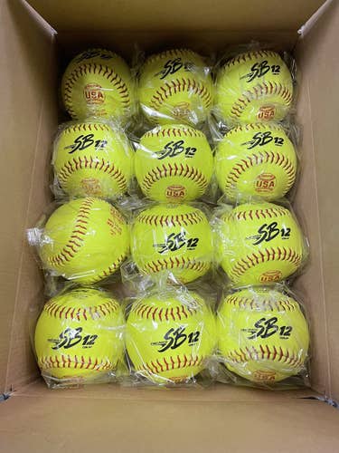 Dudley 12” SB12 dozen fast pitch Balls