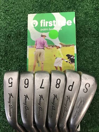 Tommy Armour 845s Silver Scot Iron Set 5-PW, SW With Steel Shafts (no 9)