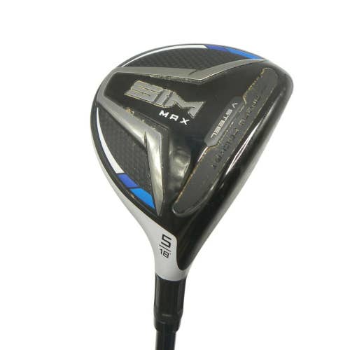 TaylorMade Sim Max 5-Wood 18* Ventus Blue 6S Stiff Flex Graphite RH
