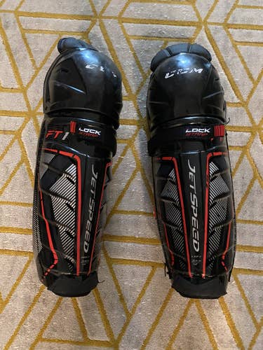 Used CCM  JetSpeed FT1 Shin Pads 13” OBO