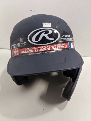 Rawlings Baseball Helmet 6 7/8" - 7.5" Navy Blue Used