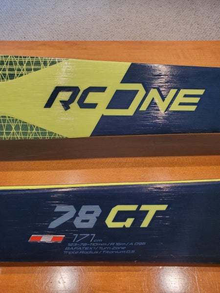 Used 2021 Fischer All Mountain RC One 78 GT Skis With Bindings Max Din 10