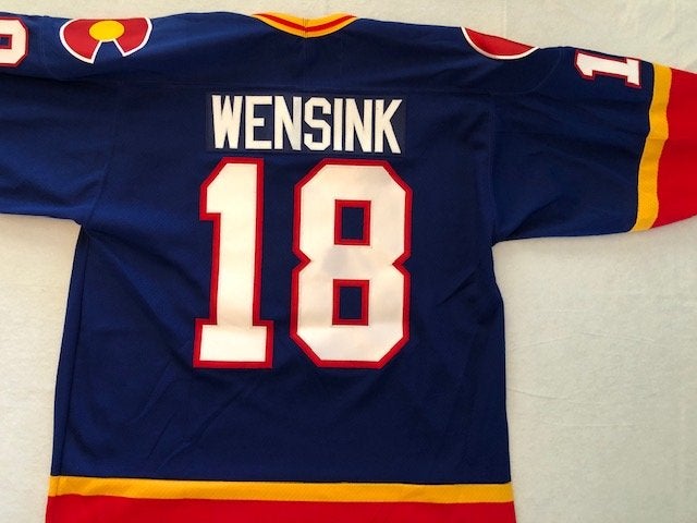 (NHL) Colorado Rockies John Wensink jersey