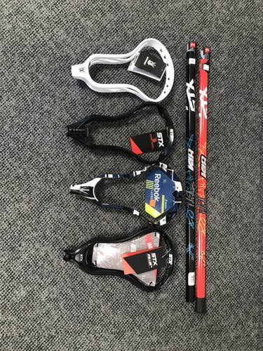 Bundle-2 shafts (red K18 and black K18) & 4 heads (Stallion700,STX SuperPower,BrineDictator,RBK6K)