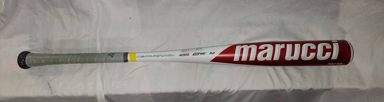 Marucci Cat 8 33" 30oz BBCOR baseball bat, excellent condition