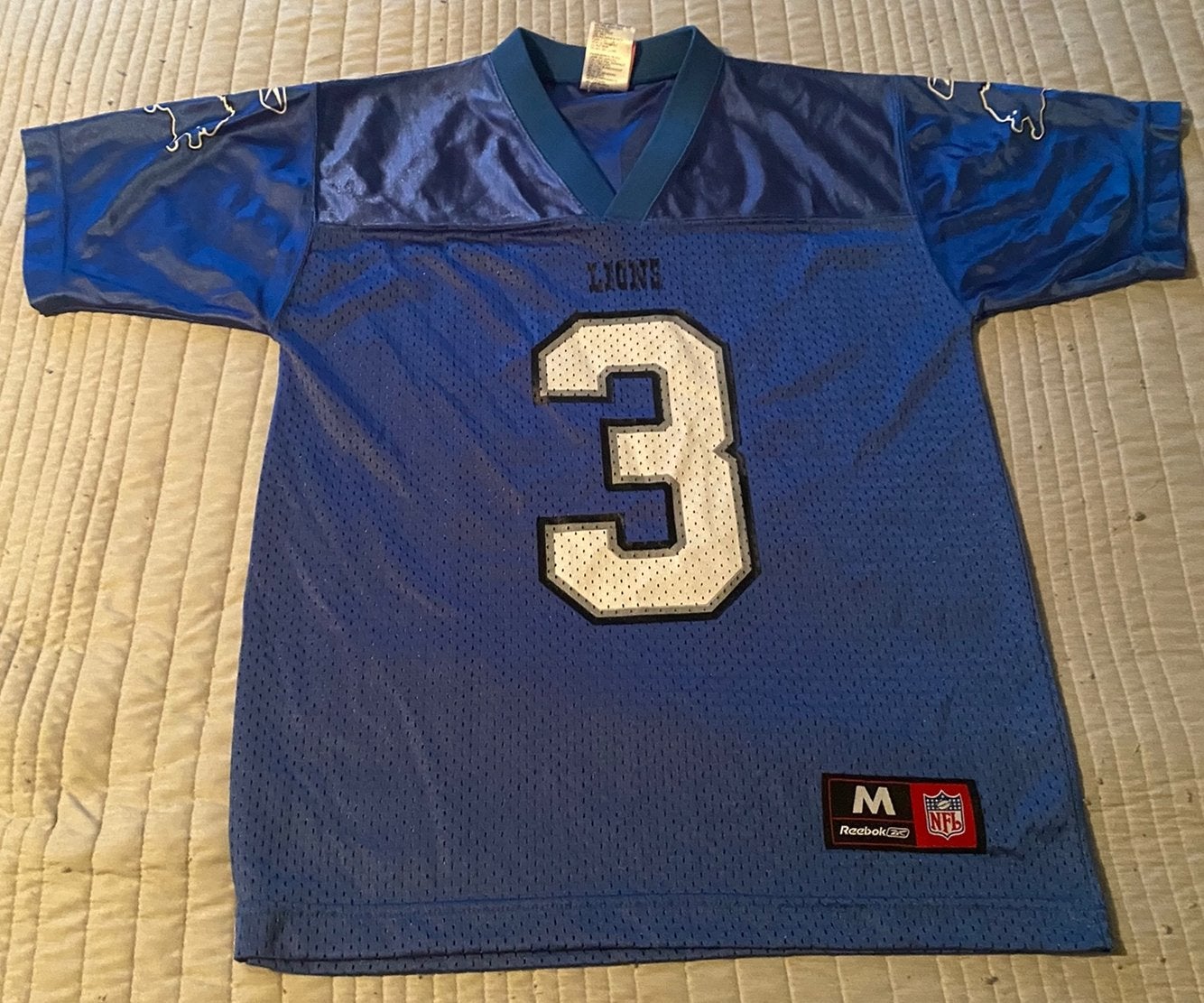 Nike Detroit Lions Limited Johnson #81 Home Jersey by Vintage Detroit Collection