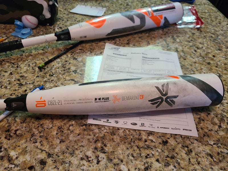 Used Kid Pitch (9YO-13YO) USSSA Certified 2021 DeMarini Composite CF Zen Bat (-10) 31"