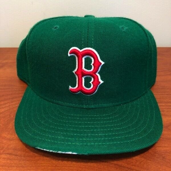 Boston Red Sox Hat Baseball Cap Fitted 7 1/2 New Era Vintage Retro