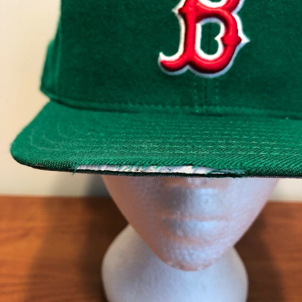 New Era Boston Red Sox Fitted Hat Cap Throwback 7 1/2 Men EUC,  in  2023