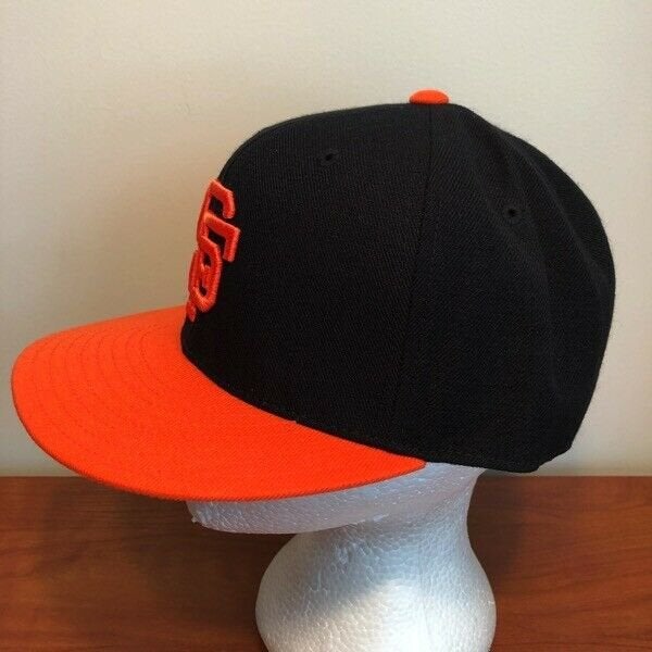 San Francisco Giants Hat Baseball Cap Fitted 7 5/8 Mitchell Ness