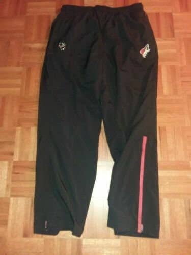 ARIZONA COYOTES unused coaches warmup pants (size XL zippers on legs) Fanatics Authentic Pro 2020-21