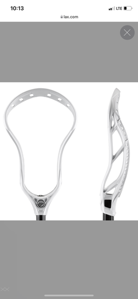 White New Attack & Midfield Maverik Strung Tactik 2.0 Head