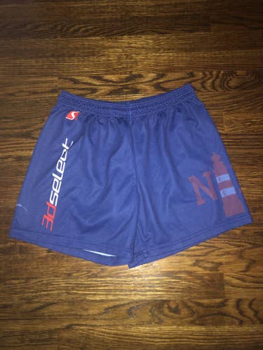 3d New England Lacrosse Shorts - Size Youth Large
