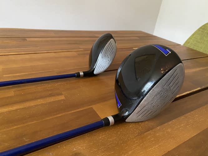 Men's Left Hand Callaway Strata Driver + 3 Wood