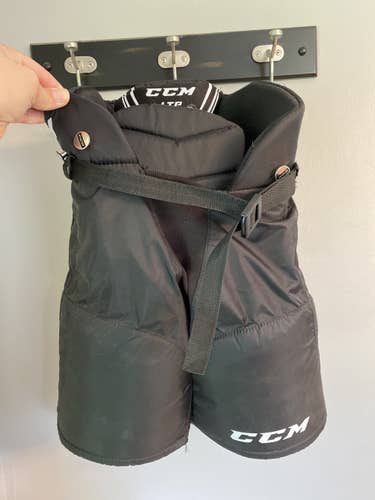 Black Used Large CCM LTP Hockey Pants