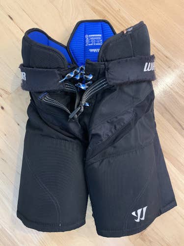 Black Junior Used Medium Warrior Covert DT2 Hockey Pants