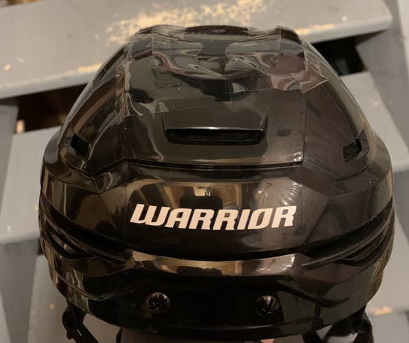 Black New Large Warrior  Alpha One Pro Helmet