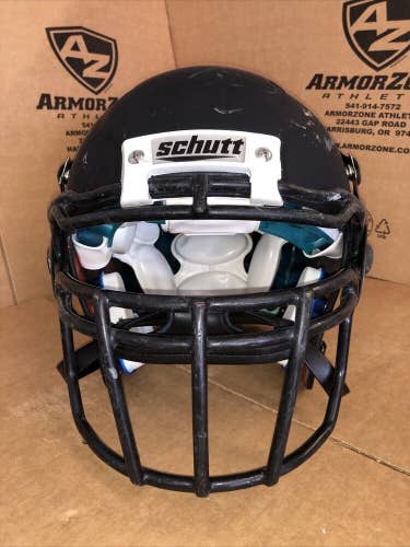 USED ION-4D ADULT FOOTBALL HELMET - MEDIUM - FLAT BLACK