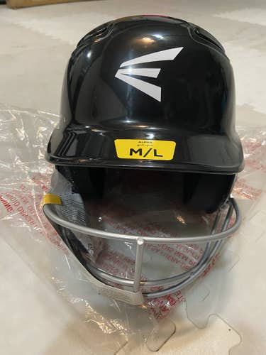 Brand New 6 6/8" - 7 1/4" Easton Alpha Batting Helmet w/Mask