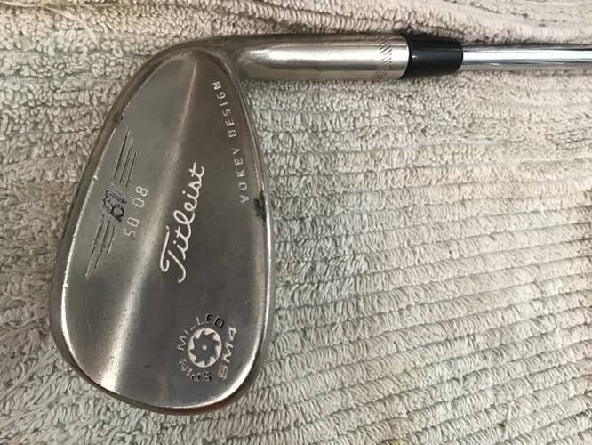 Used Men's Titleist Right Handed Vokey Regular Flex Steel Shaft**NEW SAPLIZE GRIP** 50degree