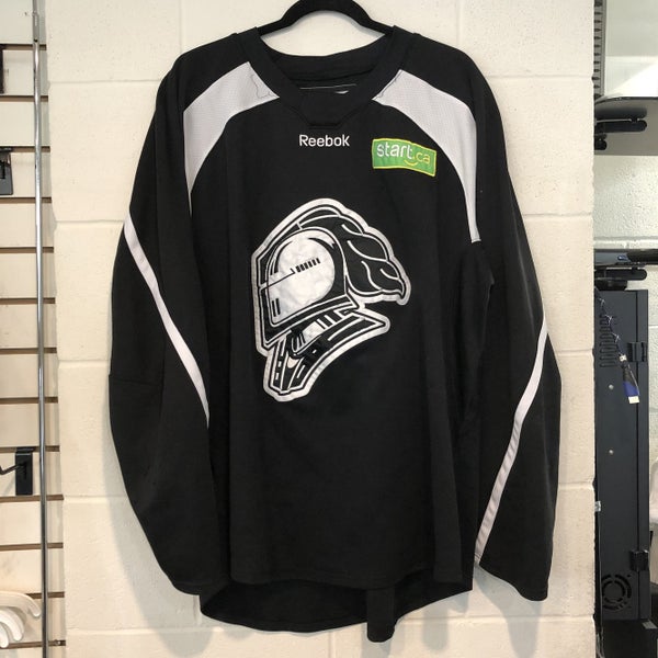 Used Black Reebok London Knights Practice Jersey - XL & Used Black Game Socks